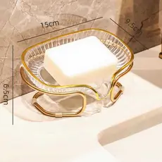 Porta sabonete para banheiro lavabo suporte de sabonete em barra anti respingo