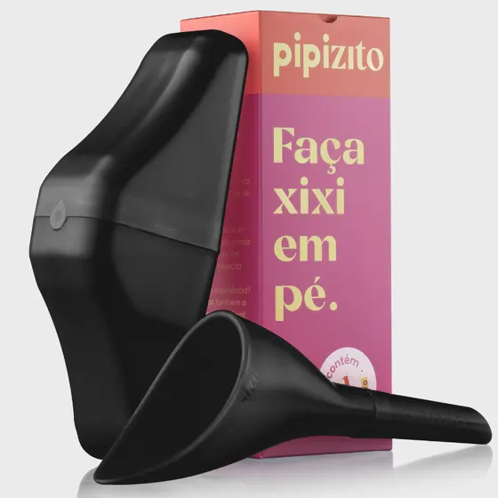 Pipizito Funil Urinário Reutilizável - Preto