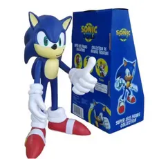 Boneco Sonic Collection Grandes Articulado Super Size - Sonic World Sonic