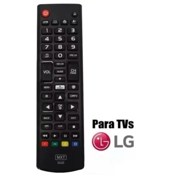 Controle Remoto Universal para TVs LG - Compatível com Todos os Modelos, Fácil de Usar