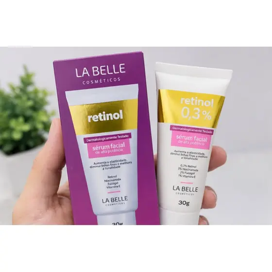 Sérum Facial Retinol 0,3% La Belle Paris 30g Antiidade com Niacinamida