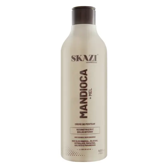 Creme De Pentear Skazi Mandioca E Mel Liberado 400Ml