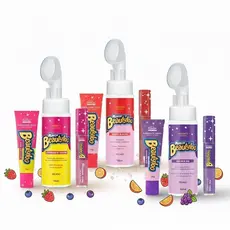 Kit Skincare Facial Mousse de Limpeza + Gloss Hidratante Labial Cheirinho de Chiclete Face Beautiful