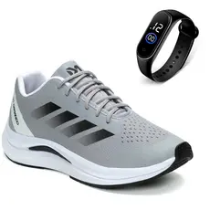 Combo Tênis Para Caminhar Correr Treinar + Relógio