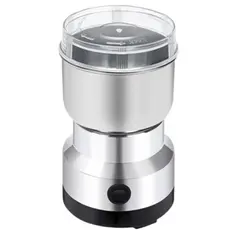 Moedor De Cafe Eletrico, Moinho De Graos De Aco Inoxidavel 110V Ervas e Temperos