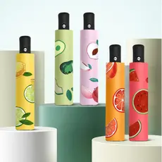 Guarda Chuva Automatico para Abrir e Fechar Com proteção UV fruta