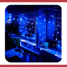 Cascata 100 Led's Fixo ou 8 Funções 220v / 110v 3 Metros Fio Branco