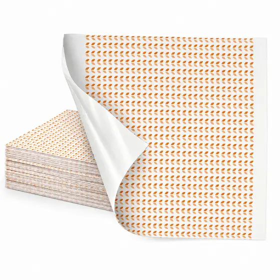 Papel Acoplado Multiuso (Cx. c/ 500 Folhas)-Ideal para Salgados, Lanches, Frios, Doces, Salgadinhos