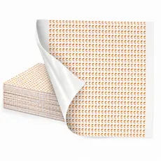 Papel Acoplado Multiuso (Cx. c/ 500 Folhas)-Ideal para Salgados, Lanches, Frios, Doces, Salgadinhos