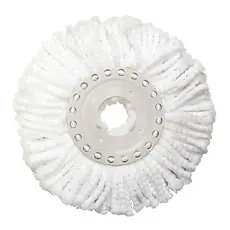 Refil Mop 16cm Giratório Microfibra Esfregão Limpeza Mor