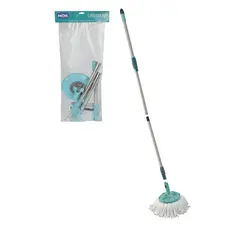 Kit Mop Refil 16cm Esfregão Rodo Completo Limpeza Mor
