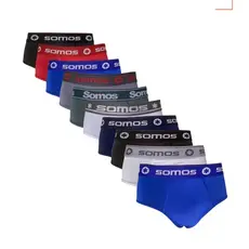 Kit 10 Cuecas Slip Plus Size XGG Microfibra Premium C/Forro 100% Algodão