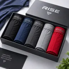Kit Cuecas Boxer DRYFIT Adulto Respirável C Forro de Algodão