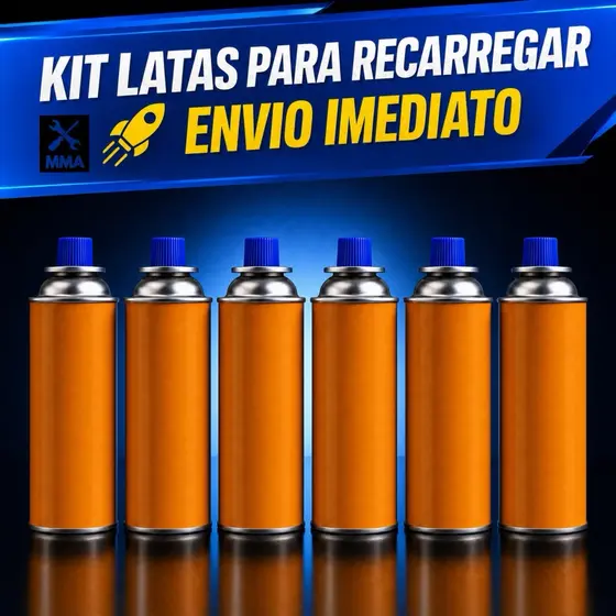 Recarga Culinário Portátil de Cozinha Camping Churrasco Multiuso Para Fogareiro E Maçarico Portátil Gourmet S/ Gás