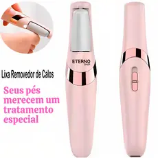 Lixador De Pé Elétrico - Esfoliador Tira Calos Pedicure Portátil Marisa Lixa Elimina Calo Usb Pilha