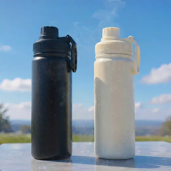 800ml Garrafa Térmica Aço Inoxidável Mantém Quente e Frio