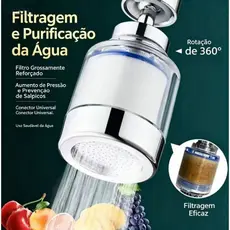Filtro Universal para Torneira 360°｜Aumenta a Pressão da Água