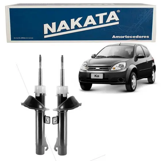 PAR Amortecedor Dianteiro FORD KA 2008 2009 2010 2011 2012 2013 Nakata HG33032