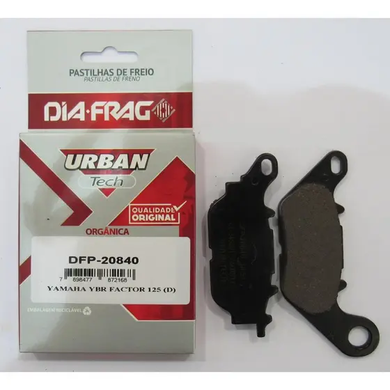 Pastilha De Freio Traseira YAMAHA NMAX 160 2016 2017 2018 2019 2020 2021 2022 – Diafrag DFP-20840