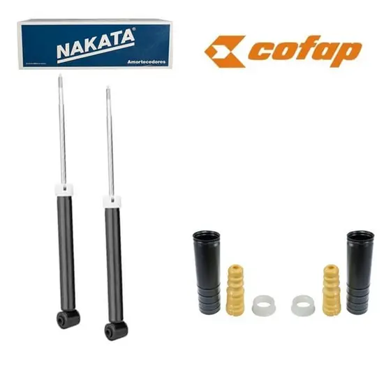PAR Amortecedor Traseiro + Kit Onix Prisma Nakata HG31214