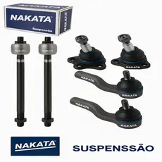 Kit 2 Barra + 2 Pivo + 2 Terminal FIAT Fiorino 2014 até 2025