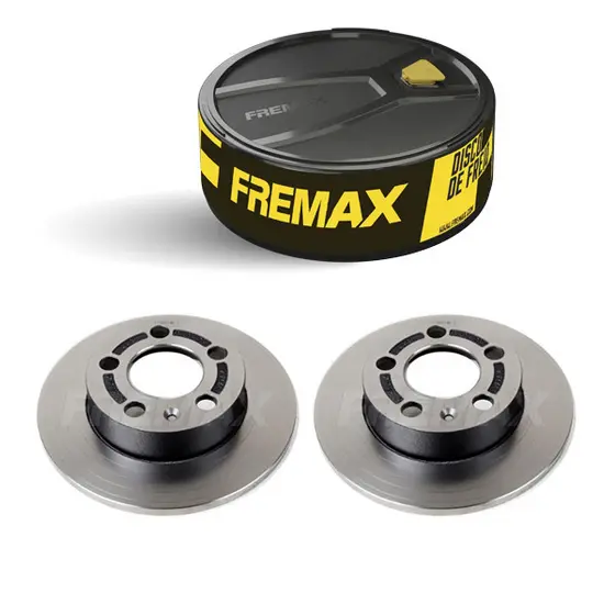 Par Disco De Freio Traseiro Virtus 1.0 2016 Até 2025 Original Fremax