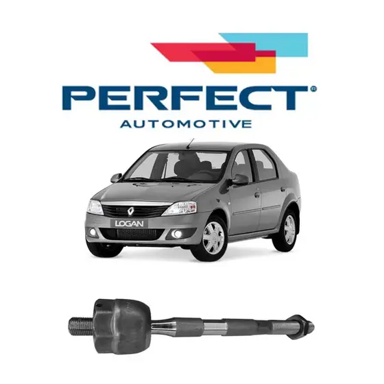 Barra Axial de direção Logan Sandero 2007 2008 2009 2010 2011 2012 2013 2014 – Perfect BRD0315