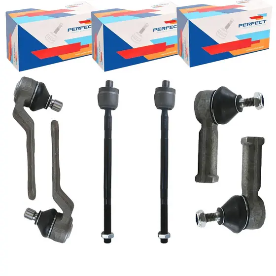 Kit 2 Barra + 2 Pivo + 2 Terminal Hidraulica CLASSIC 1998 a 2010 Perfect