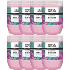 8 Gel Calmante Hidratante  Pós Depilação 750G D'agua natural