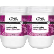 2UN Creme Massagem Corporal Nano Dmae 650G D'agua Natural