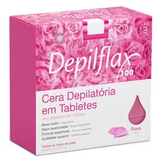 CERA QUENTE DEPILAÇÃO DEPILFLAX ROSA 500G TABLETES