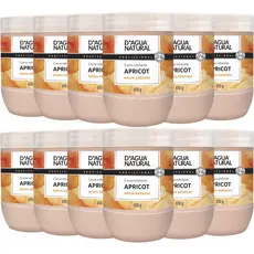 12UN Esfoliante Media Abrasão Apricot 650g D'agua Natural