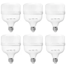 Lâmpadas Led Bulbo 50w E27 Bivolt Branco Frio 6500k 127/220v Lumanti