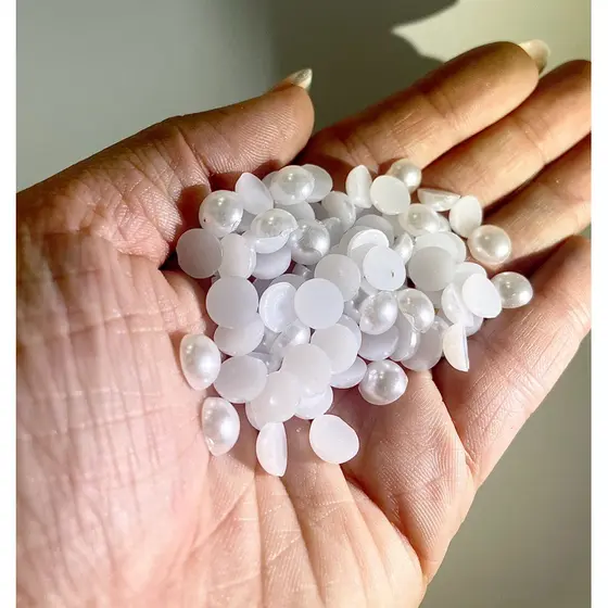 meia pérola 8mm com 500 ou 1.000 peças