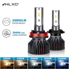 Turbo H7 LED H4 H1 H11 HB4 HB3 9005 9006 Lâmpadas De Teto Canbus Nevoeiro Para Automóveis Nebbia