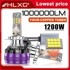 H7 H4 H11 Faróis Led Canbus Lâmpada De Neblina H1 H8 H9 9005 9006 HB3 HB4 9012 HIR2 Lâmpadas Turbo
