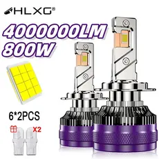 LED H7 Luzes De Carro H4 H3 CANBUS H11 Lâmpada Para Faróis H1 H9 9005 HB3 9006 HB4 9012 HIR2 Farol De Nevoeiro 12V 24V