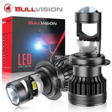 BULLVISION 2 Pçs H4 Canbus Farol Do Carro Mini Lente H11 H8 H7 9005 9006 HB3 HB4 LED Lâmpada Projetor 6000K Auto Motocic