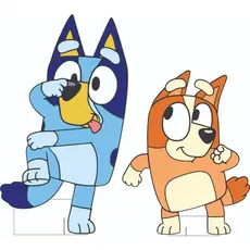 Display Bluey com 80 cm e Bing com 60 cm