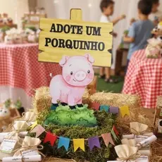 Display Adote um Porquinho