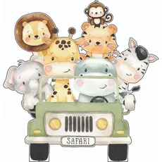 Display Safari Jeep 70 cm