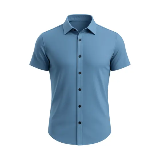 Camisa Social Elastano Slim Fit Casual Microleve Microleve Social Slim Masculino Elegante