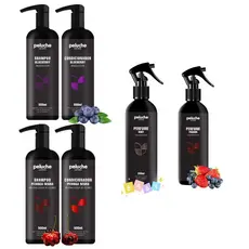 Shampoo Condicionador e Perfume Peluche 500ml Kit Completo Para Cães e Gatos