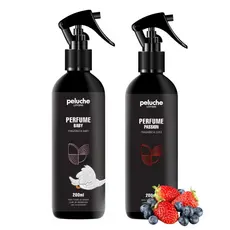 Kit Perfume Pet Baby e Passion Peluche 200ml Para Cachorro Cães Gatos Fragrância Duradoura Premium