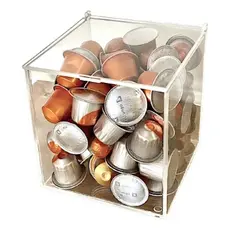 Caixa Organizador De Cápsulas De Café Acrilico Cristal