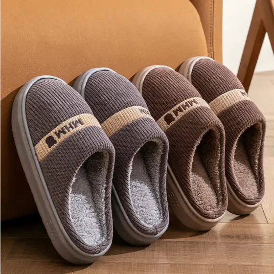 Pantufa Adulto Aveludada Unissex Pantufa Super Confortável Com Solado Antiderrapante presente Dia Das Mães