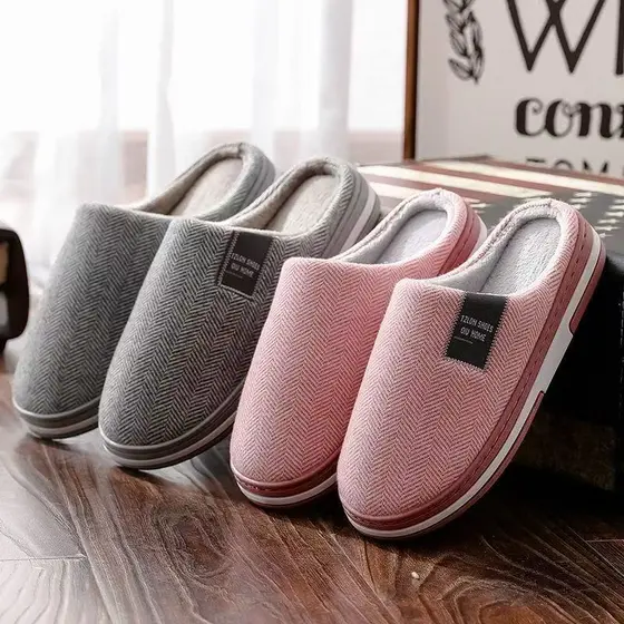 Pantufa Ovelha De Inverno Quente Antiderrapante confortável para Adultos