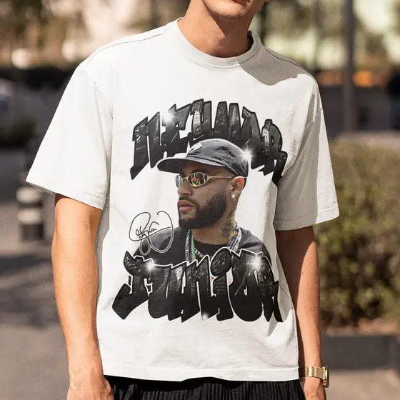 Camiseta Neymar Junior Menino Ney Camisa 100% Algodão Vintage Envio Imediato