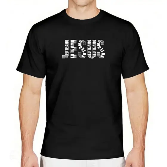 Camiseta Camisa Cristã Jesus 100% Algodão Lançamento Religiosa