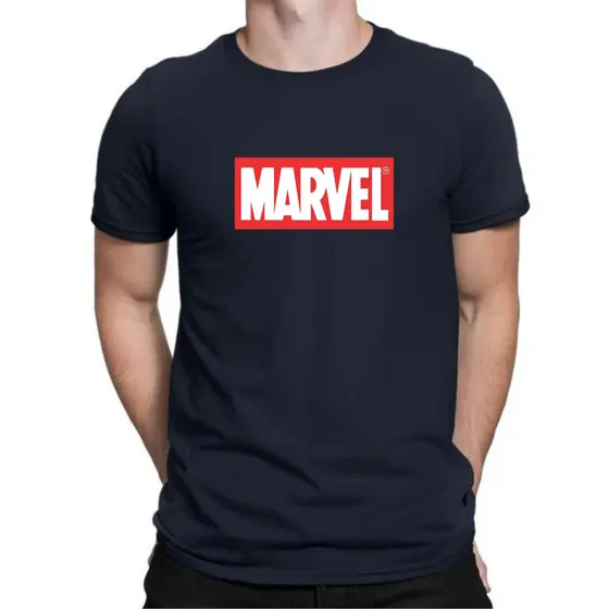 Camiseta Marvel,masculina,básica,macia,bonita,top,promoção,100% algodão